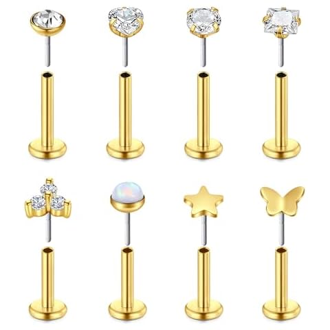 AVYRING Boucles d'oreilles tragus en acier inoxydable Cover