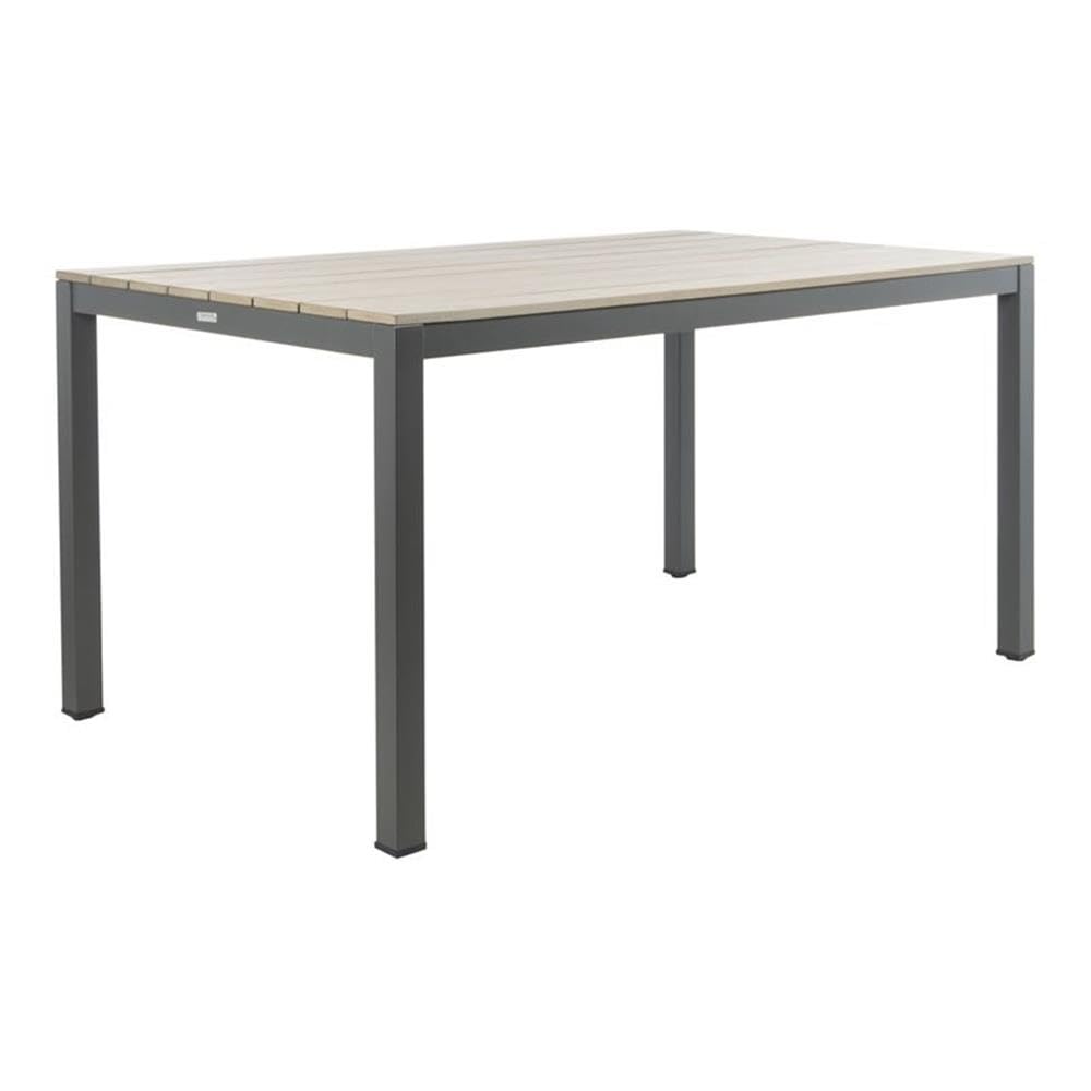 Safavieh Outdoor Collection Beldan Distressed Taupe Dining Table