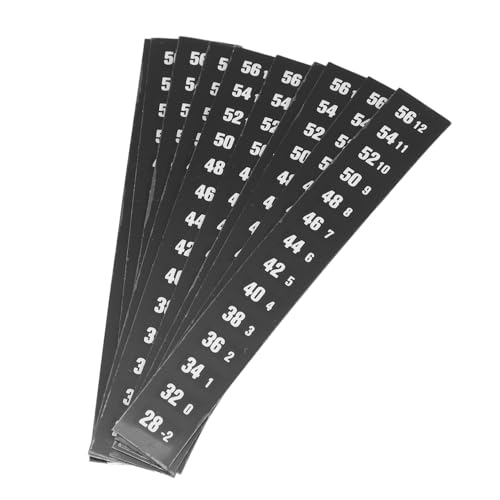TIDTALEO Thermometer Patch for Aquarium 10pcs Temperature Stickers Display for Home Brewing and Food Heating