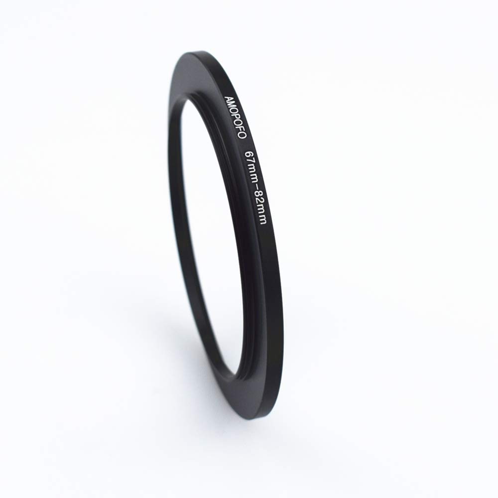 67mm to 82mm Step Up Ring For Filters,67mm-82mm Camera Filter Ring,Made Of CNC Machined space aluminum With Matte Black Electroplated Finish.for 82mm UV,ND,CPL Camera Filter accessories — view 4