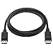 Tripp Lite DisplayPort Cable with Latches (M/M), DP to DP, 4K x 2K, 6-ft. (P580-006), Black, Monitor