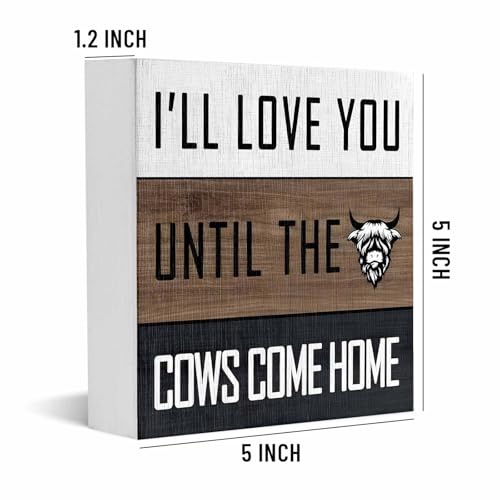 Cute-Highland-Cow-Wooden-Box-Sign-Decor-Rustic-Farmhouse-Style-I-Love-You-Until-the-Cows-Come-Home-Wooden-Plaque-for-Bookshelves-Tables-Living-Room-Shelf-Bedrooms-Office-Tabletop-5-x-5-Inches Cute Highland Cow Wooden Box Sign Decor Rustic Farmhouse Style I Love You Until the Cows Come Home Wooden Plaque for Bookshelves Tables Living Room Shelf Bedrooms Office Tabletop 5 x 5 Inches