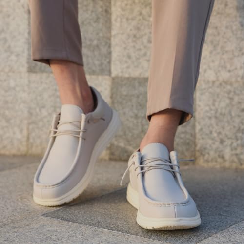 Image of FW FRAN WILLOR Mens Wide Shoes Width Toe Box Slip-on Loafers Casual Walking Shoes for Men