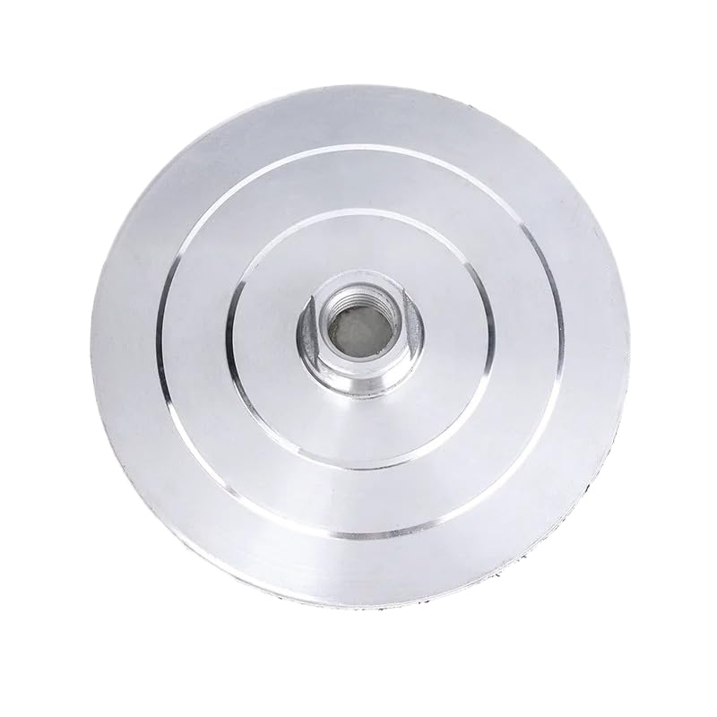 Lagnlnaoy 1PC 4inch M14 Aluminum Alloy Backer Pad for Diamond Polishing Pad Aluminum Base Backing Holder M14 Ecoflow Festool Tool Access
