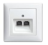 Bestehend aus: 1 fach Rahmen - UAE Anschlussdose - UAE Abdeckung