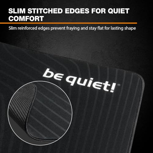 Image of be quiet! Mousepad XL, Black, Extra Large Gaming Desk Mat