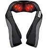 Massagegerät mit Wärmefunktion für Schulter Nacken Rücken, Nackenmassagegerät Shiatsu Elektrisch Massager mit 3…