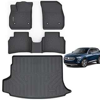 LJWAITO Floor Mats & Cargo Liners for 2021-2024 2025 Buick Envision 5 Seats,TPE All Weather Protection Car Floor Mats with Trunk Mat