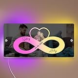 💖 Miroir Lumineux Personnalisé: Ce miroir lumineux personnalisable avec un prénom associe lumière douce et émotion personnelle. Il ne s’agit pas seulement d’un miroir, mais aussi d’une veilleuse décorative pleine de charme et d’un cadeau souvenir chargé d’amour et de souvenirs précieux. Qu’il s’agisse de prénoms de couple ou de noms de famille, il transforme instantanément un mur ordinaire en un espace chaleureux et significatif.