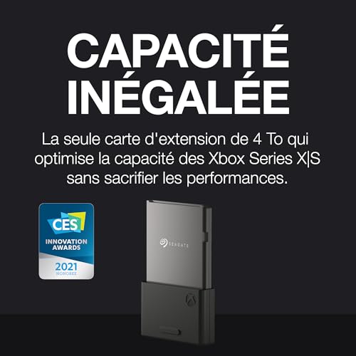 Seagate Expansion Card pour Xbox Series X| SSD Plug and Play NVMe SSD Expansion officiel permis Services Rescue STJR2000400 - vue 5
