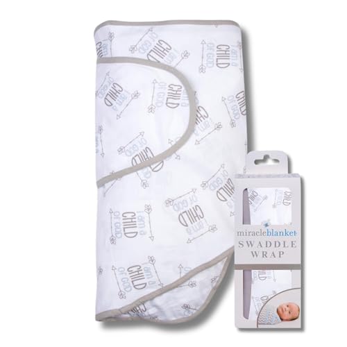 Miracle Blanket Swaddle Wrap, Baby Swaddle for Newborns, Child of God