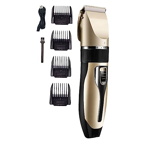 Ipetboom 1 Juego Cortapelos Electronico Bebe Cortapelos Sin Cable Recortadora De Barba Eléctrica Cortadora De Pelo Para Perros Cortapelos Para Perros Golden Aleación De Aluminio