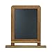 Lockways Slate Chalkboard Black Board - Standing Chalk Board 14 x 10, Rustic Vintage Decor Wooden Frame Blackboard for Kitchen, Restaurant, Bar Countertop, Wedding, Party, Wall, Home