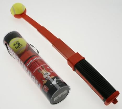 retractable ball thrower