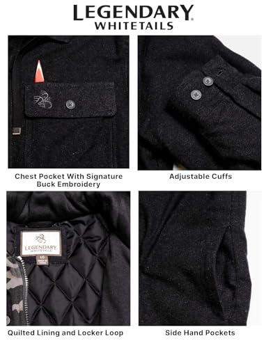 Image of Legendary Whitetails Mens Maplewood Hooded Shirt Jacket