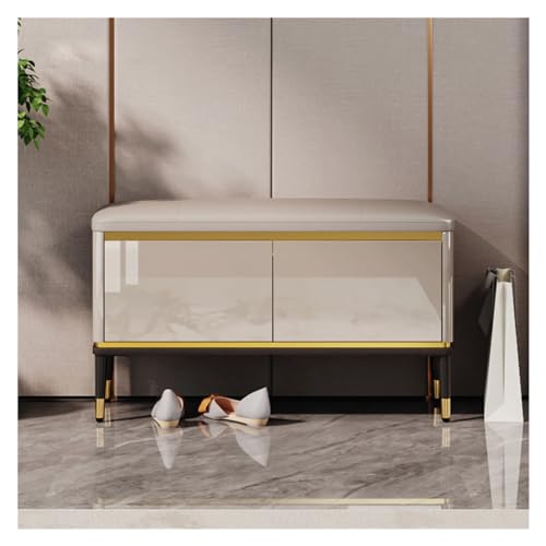 Armoire à chaussures d'entrée compacte avec assise et meuble de rangement - 3