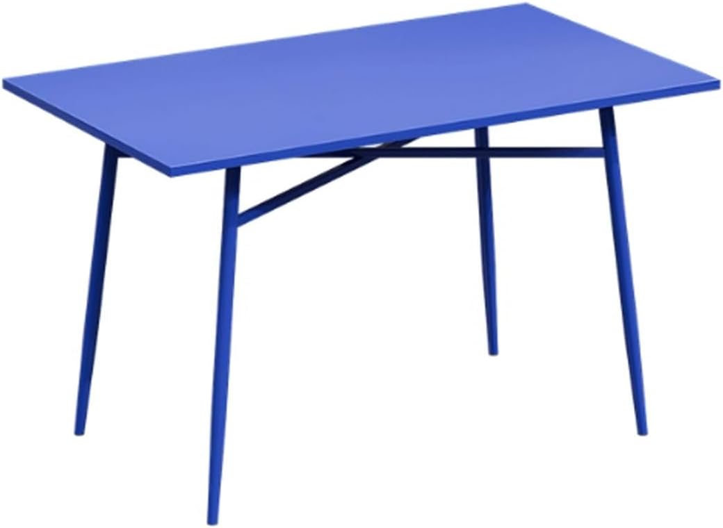 Outdoor Tables and Chairs Colorful All-Aluminum Courtyard Garden Leisure Balcony Waterproof Sun Protection and(D120CM)