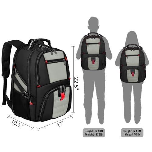 Image of YOREPEK Large Laptop Backpack for Men, Heavy Duty Travel Backpack