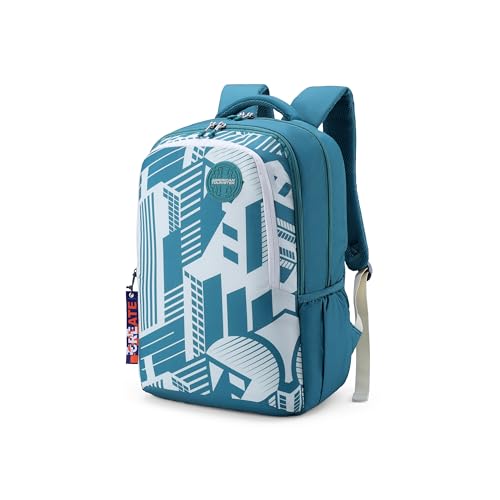 Image of American Tourister Sest 4.0 Xl | 33 Ltrs | 3 Compartments | Bottle Pocket | Ergonomic Padded Back Panel & Shoulder Straps | School Backpack for Boys & Girls | City Green