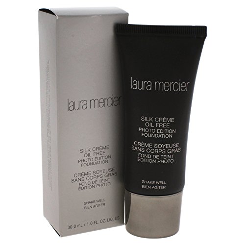 Laura Mercier Silk Creme Oil-free Photo Edition Foundation for Women, Cream Ivory, 1 Ounce
