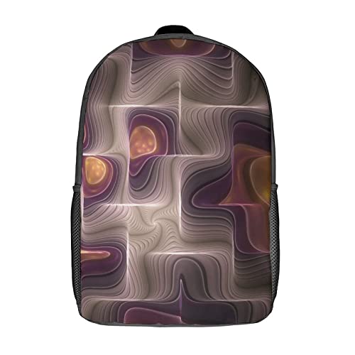 Cartable enfants 17 pouces robuste contre l'usure sac à dos de loisirs artistiques 3D