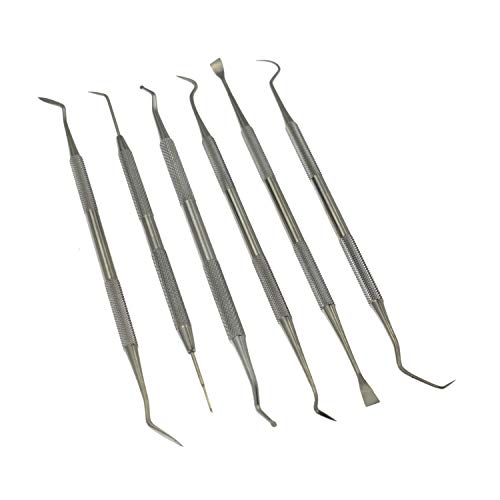Motanar Gun Cleaning Brush & Pick Kit-Double Ended Brass Copper Nylon Steel Brush & Metal Picks Set (6 PCS) - Thumbnail 2
