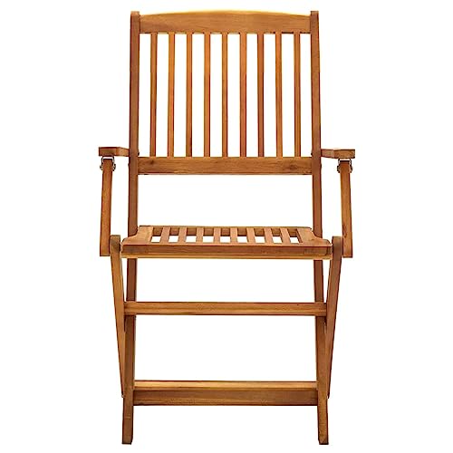 Chaises pliables d'extérieur Gecheer en bois pour optimiser l'espace du balcon