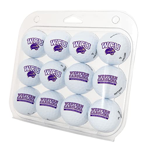Desert Cactus Western Carolina University Golf Balls 12 Pack – WCU Catamounts Full Color Dozen – Officially Licensed Sport Team Accessory
