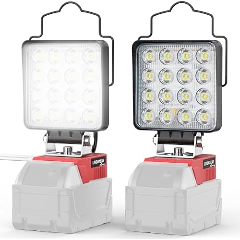 LIVOWALNY 2PCS Cordless LED Work Light Cover