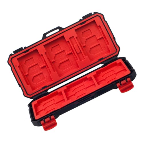 VILLCASE 1Pc Professional Memory Cards Case with Storage Slots Carrying Case for Holder Durable Data Container for Personal Professional Use