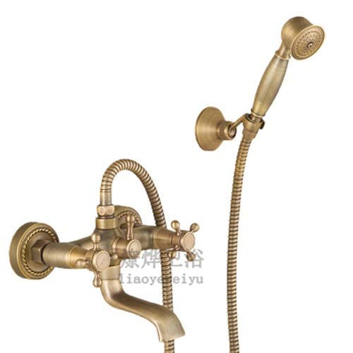 Douche en laiton mural CRODY G avec finition chrome éclatant pour salle de bain moderne