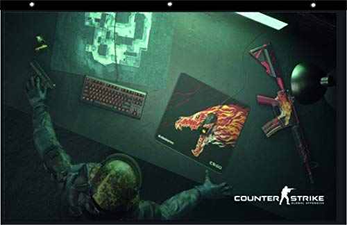 New Counter Strike CS GO Fan Banner Polyester for Outdoor and Indoor Flag