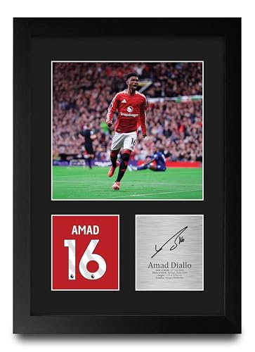 Photo autographe signée Amad Diallo le cadeau idéal pour fan de foot