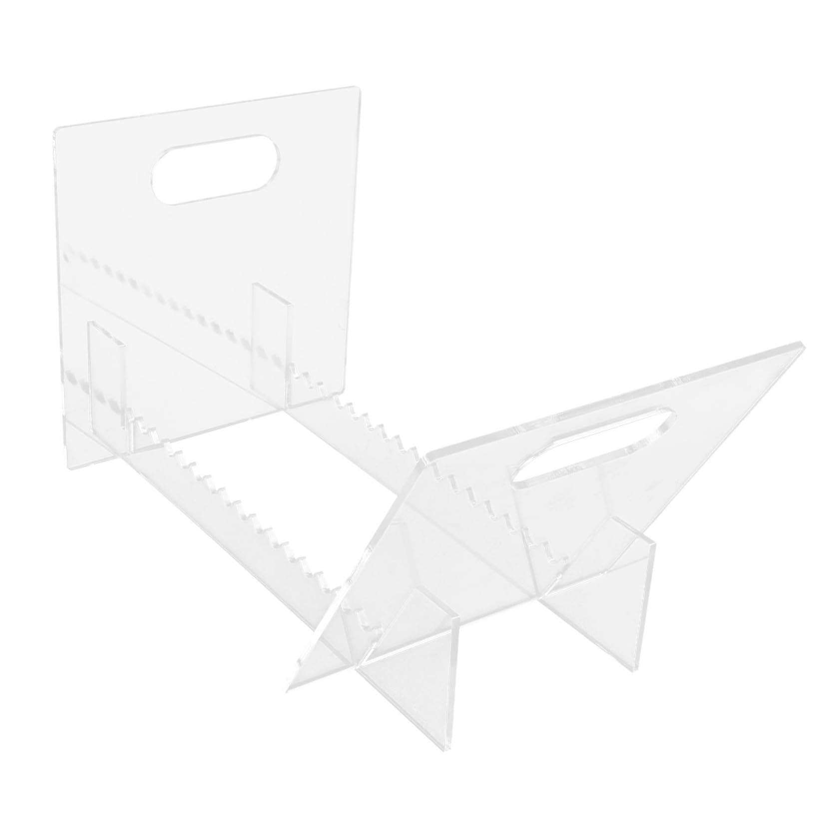Soporte acrílico para vinilos expositor de mesa portadiscos organizador CD PRETYZOOM