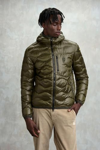 Blauer Para Hombre. 25WBLUC03074 PlumíFero Ondulado Wave Verde (Xl), Casual, PoliéSter - 5