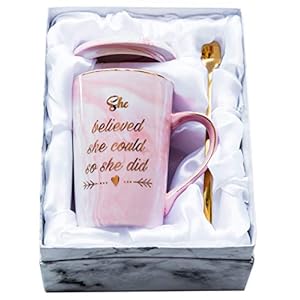 Mugpie She Believed She Could So She Did Coffee Mug – Congratulations Graduation Gifts for Her Women Girl Daughter…