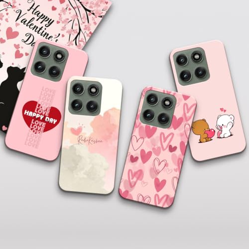 Image of COLORflow Back Cover Compatible with Motorola Moto Edge 60 Pro 5G | Romantic Love Gesture Customized Back Cover Compatible with Motorola Moto Edge 60 Pro 5G