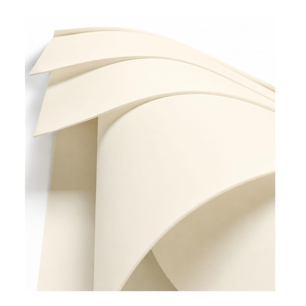 Ivory White Flower Making Foam Sheets 0.8 mm (25cm x 30cm) | EVA Foam Sheet for Rose, Jasmine and Artificial Flower Making | DIY Craft & Decoration Material| (0.8mm,) (2)-image-45