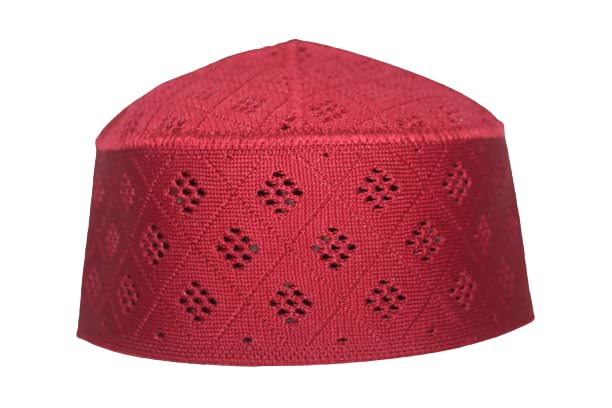 Image of Ashrafi Capes Men's Namaz Cap Sufi Muslim Namaz Topi /Prayer Cap |salat Prayer Cap for Men | Comfortable, Topi, Cap, Kufi, Easy to Maintain, Washable, Fancy