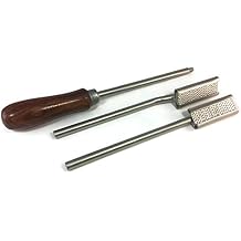 Horse Dental Floats Rasps Wooden Handle Straight & Curved Equine Dental