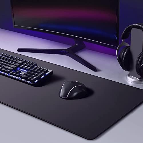 WONKEY PRO - Dikişli Gaming Mouse Pad, Oyuncu Gamer Mousepad, Uzun ve Büyük Boy XLarge Masa Matı (70x30 cm - XL, Siyah) - Görsel 6
