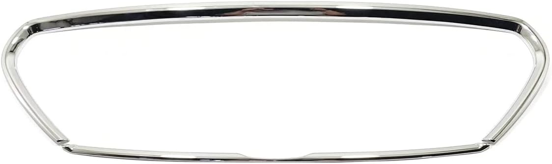 Front Center Grille Cover for Toyota Highlander 2020 2021 2022 2023 Front Bumper Hood Trim ABS Chrome 2PCS