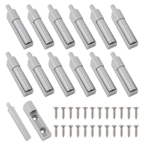 GIUSOBG Amortiguador Puerta Cocina, Amortiguadores Muebles Cocina, Juego de 12 Piezas Amortiguadores de Puerta, Topes de Velocidad, Amortiguadores de Puerta Armario