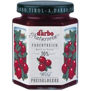 Darbo Fruchtreich Wild Preiselbeere 200 g.