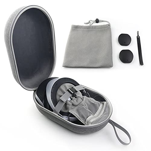 HUAYUWA Étui de transport rigide VR pour Playstation VR2, sac de rangement compatible avec casque PS VR2 et manettes tactiles, accessoires pour la maison et les voyages Cover