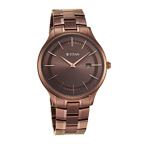 Titan Classique Slimline Brown Dial Men's Watch - Image 2