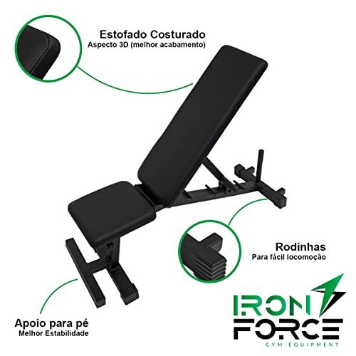 Banco Livre Regulável Para Musculação Residência Academia