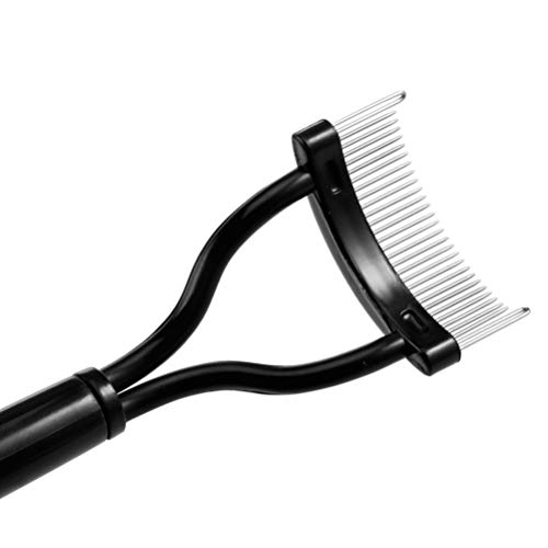 Pente de cílios PIXNOR para maquiagem, rímel aplicador, separador de cílios de metal, ferramenta de