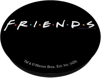 Friends Logo White PopSockets Adhesive PopGrip