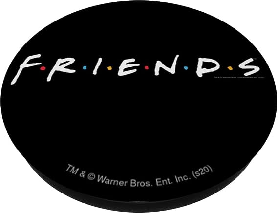 Friends Logo White PopSockets Adhesive PopGrip